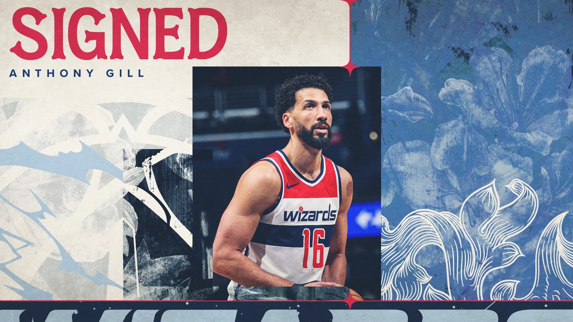 Wizards Re-Sign Anthony Gill | Washington Wizards