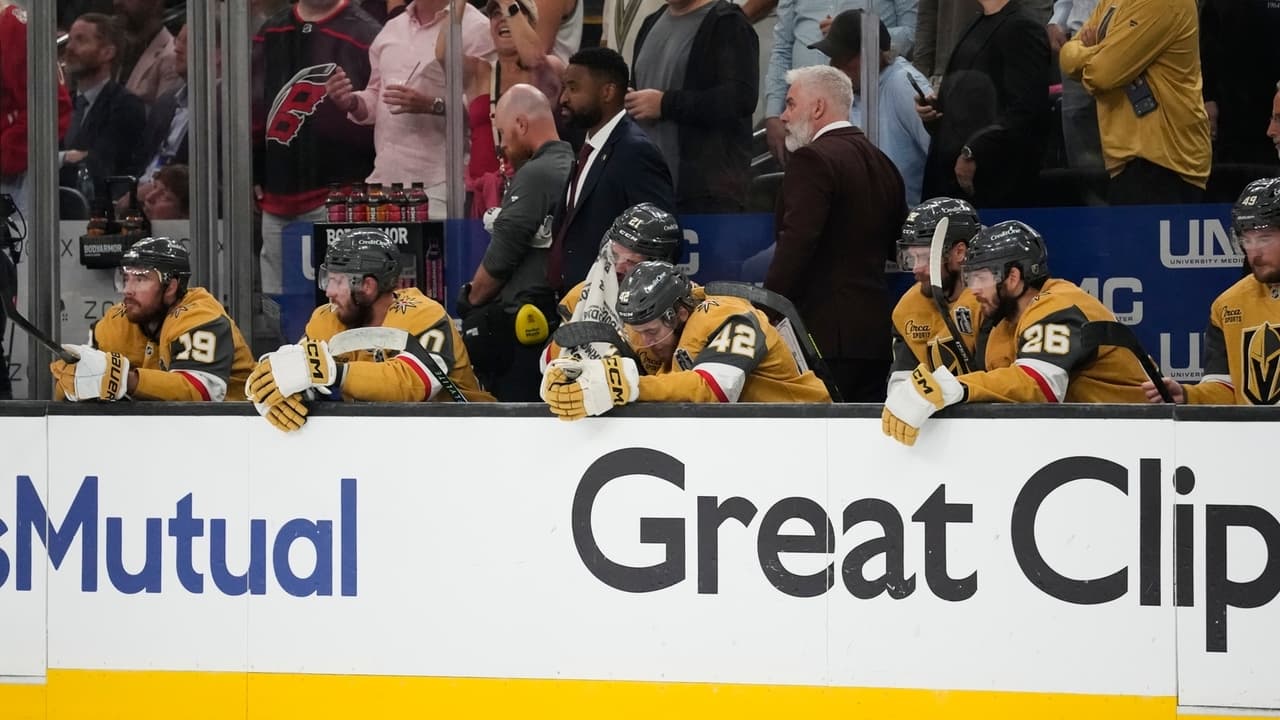 Golden Knights' improbable run comes to crashing halt with shutout loss on home ice - Newsday