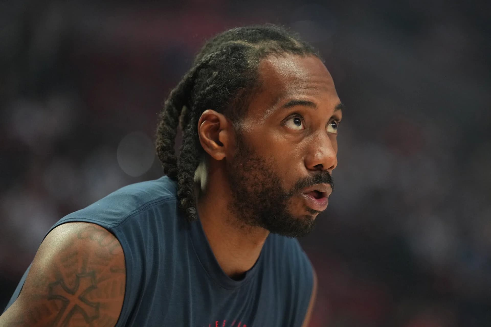 Toronto Raptors starting five with Kawhi Leonard as number assigned and trade complete