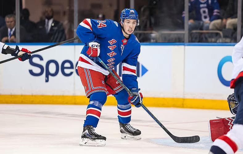 Should Rangers lock up Gabe Perreault now — or wait another year? - NewsBreak