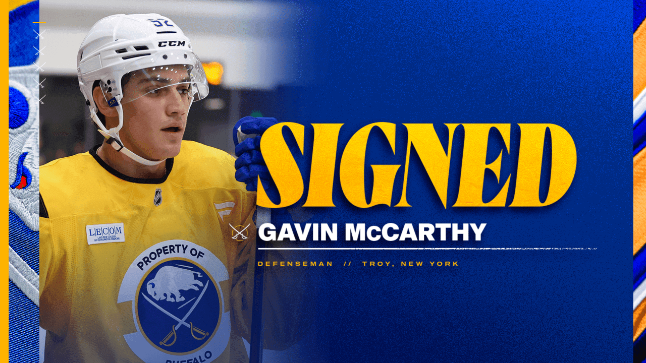 Sabres sign McCarthy to entry-level contract | Buffalo Sabres