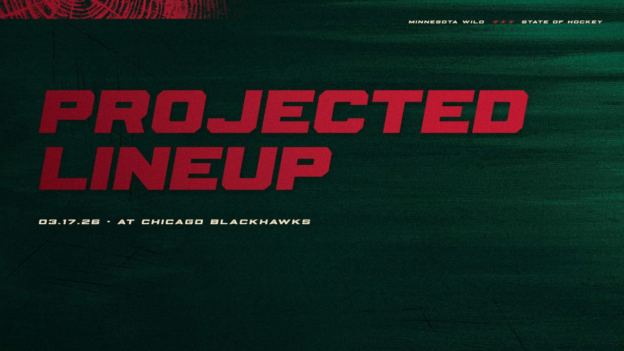 Projected Lineup: Wild at Blackhawks | Minnesota Wild