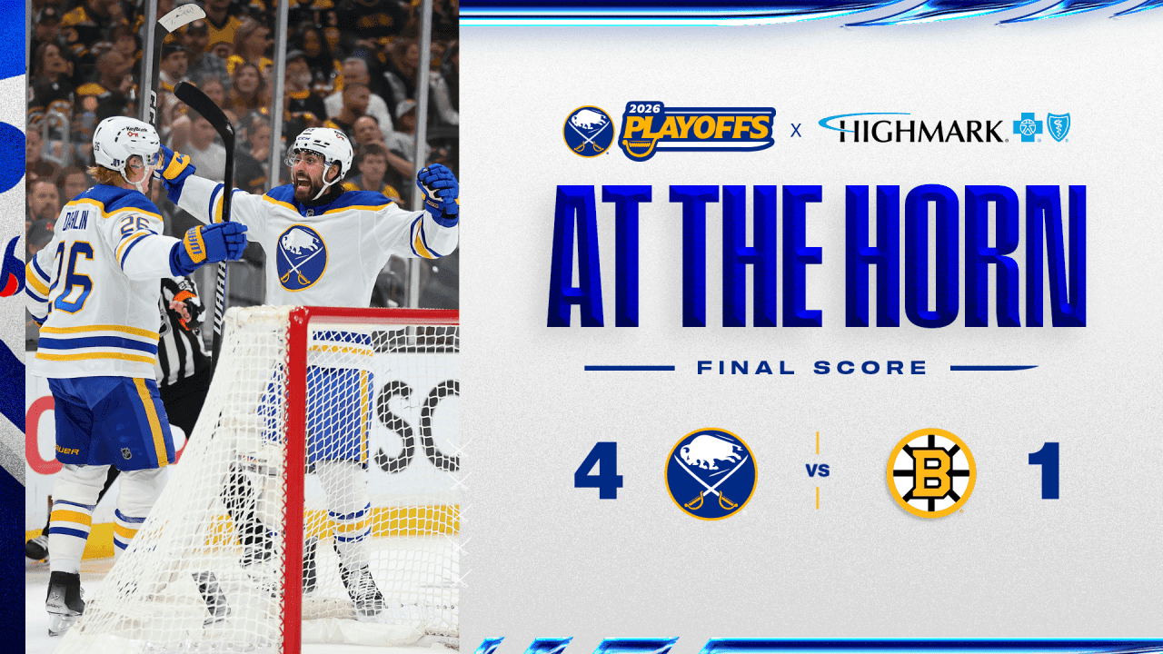 At the Horn | Sabres 4 - Bruins 1 | Buffalo Sabres