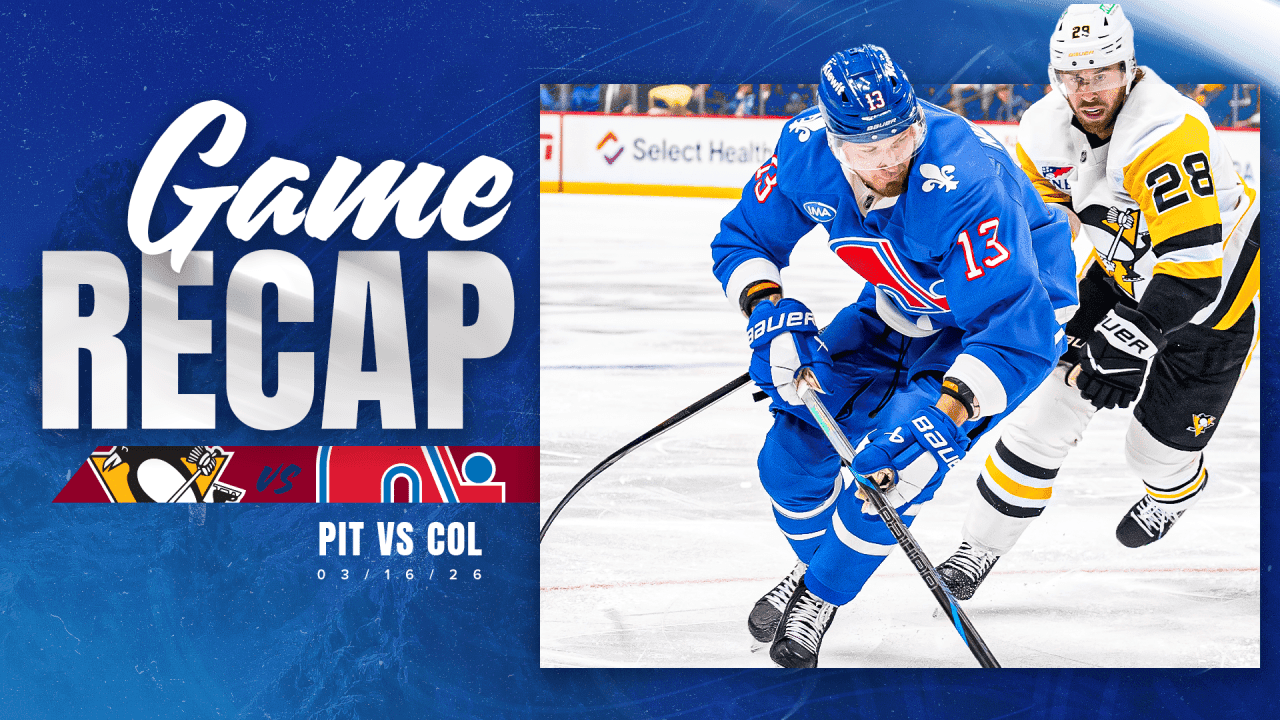 Avalanche Falls to Penguins 7-2 | Colorado Avalanche