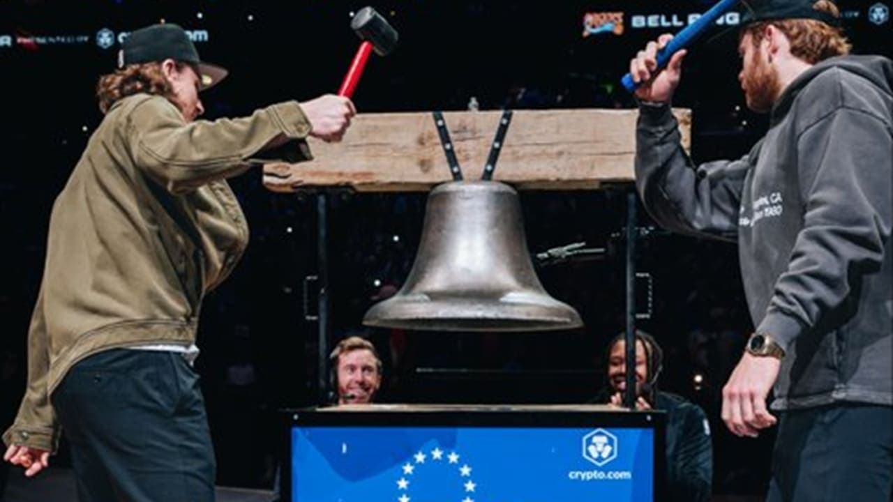 Flyers players Zegras, York, ring bell, fire up fans at 76ers game | NHL.com