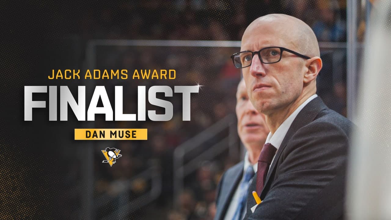 Penguins Head Coach Dan Muse Named a Finalist for Jack Adams Award | Pittsburgh Penguins