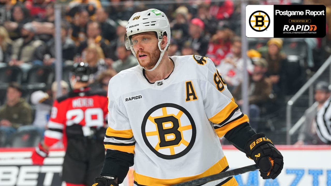 Pastrnak Scores Twice in Bruins Overtime Loss to Devils | Boston Bruins