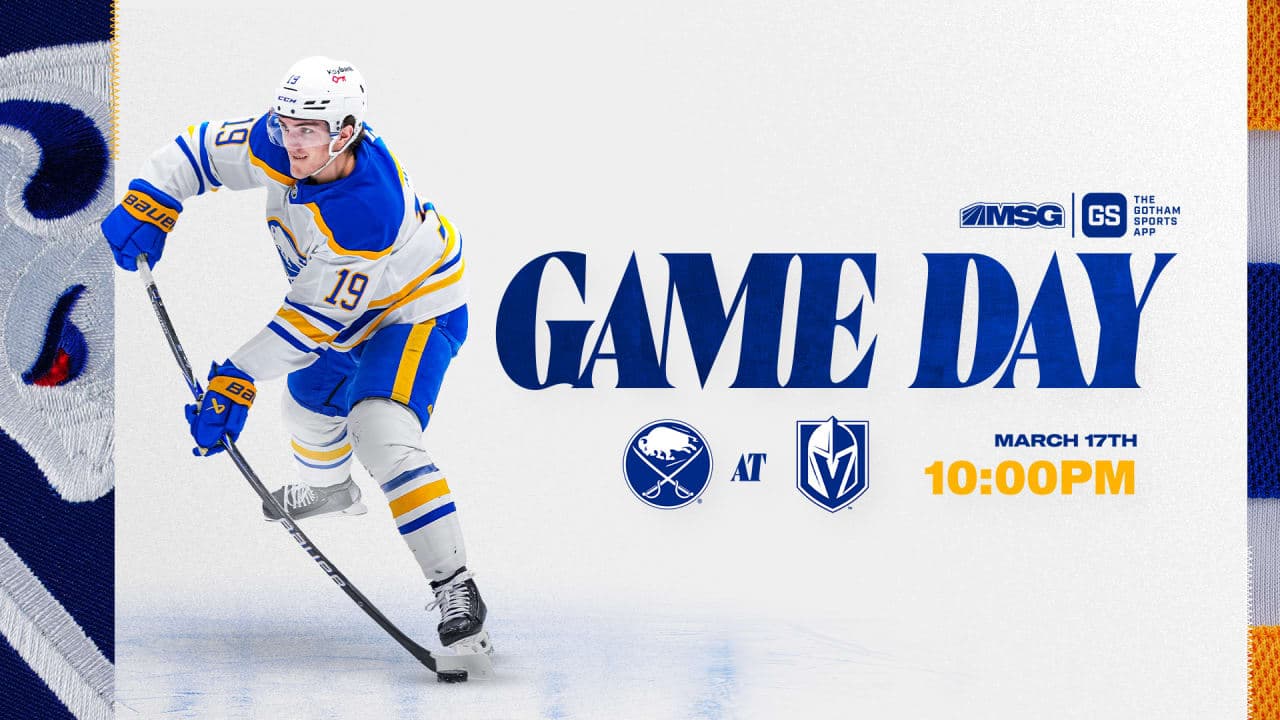 Sabres at Golden Knights | How to watch, lineup notes, and storylines | Buffalo Sabres
