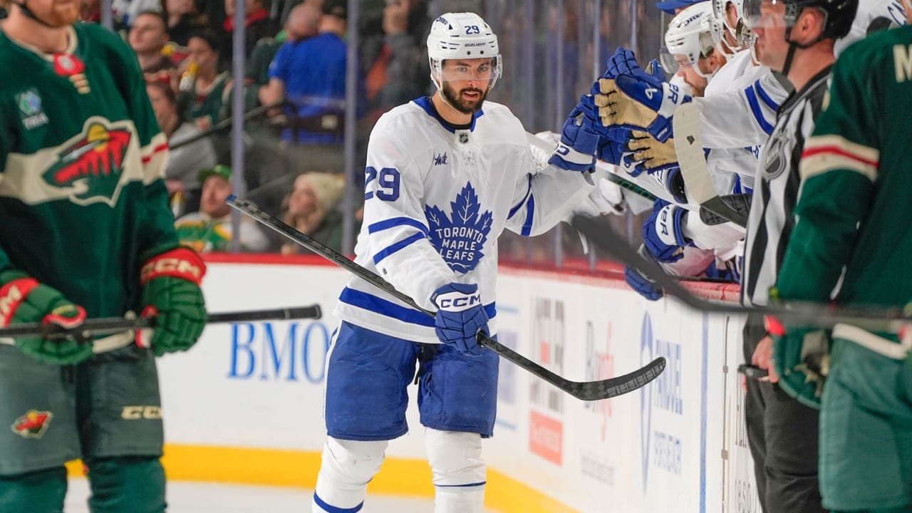 Groulx gets 1st multigoal NHL game, Maple Leafs hold off Wild | NHL.com