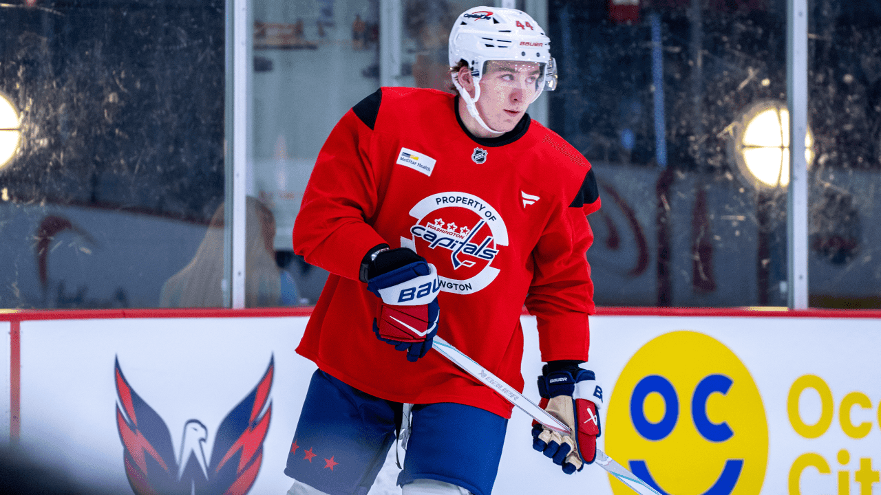 Hutson practices with Capitals, could make NHL debut on Wednesday | NHL.com