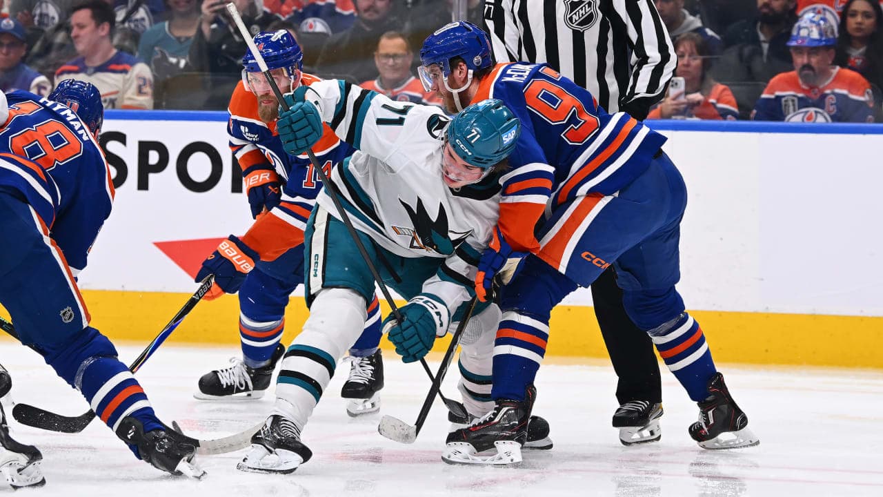 Celebrini, Sharks face McDavid, Oilers with playoffs in sight | NHL.com