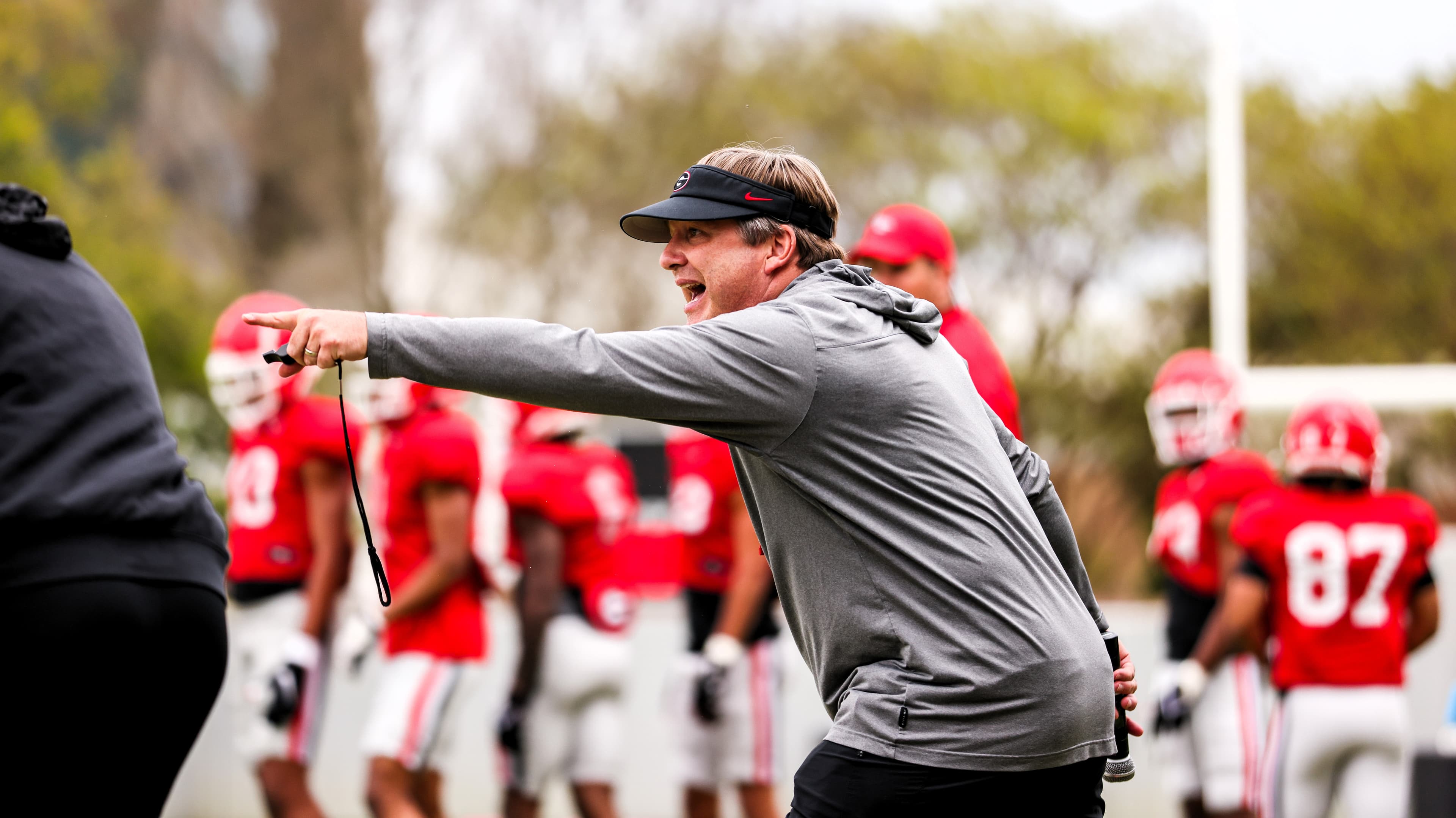 WATCH: Kirby Smart and players, spring practice - On3