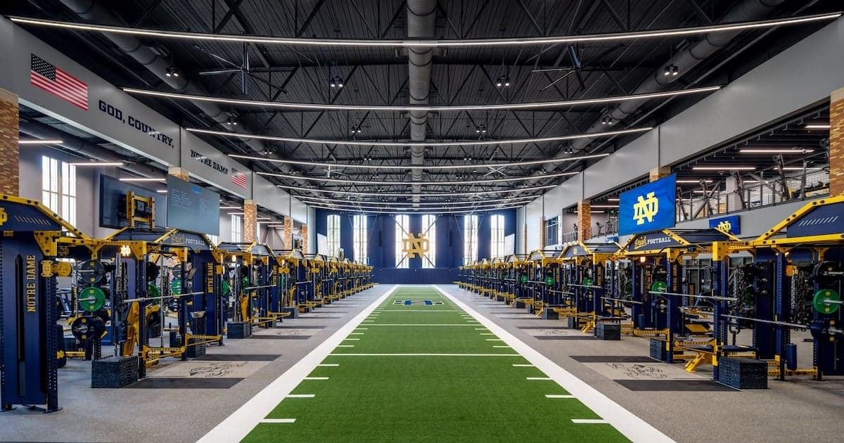 Notre Dame officially opens brand-new $100M football facilities - On3