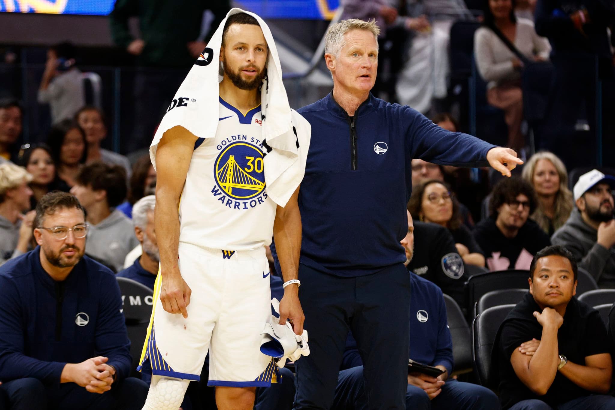 Warriors roundtable: Is Steve Kerr staying? Will they pull off a Giannis trade?