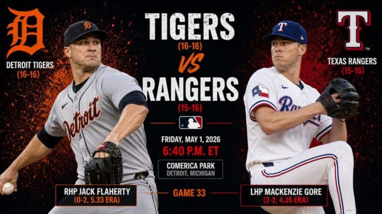 Tigers vs Rangers – How to Watch, Odds, Predictions, and More (Game 33) - Yahoo Sports