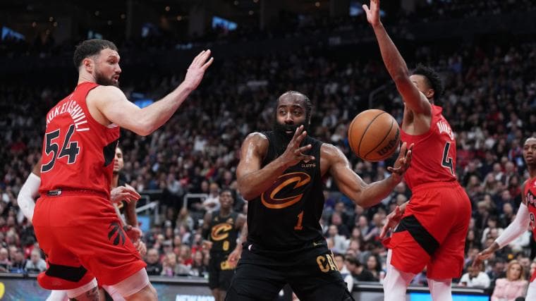 Cavs' legacies, futures of James Harden, Donovan Mitchell may have all changed with one bounce - Yahoo Sports
