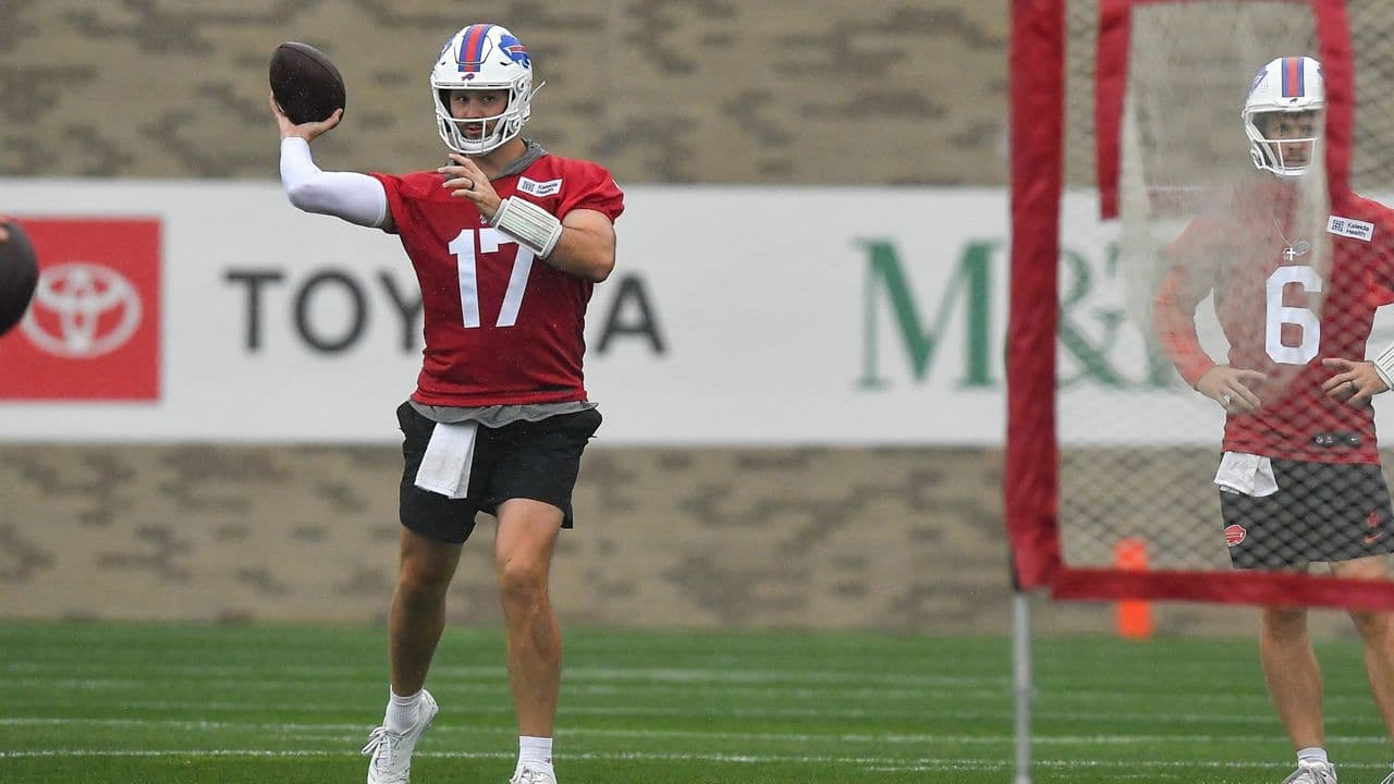 Josh Allen embraces change as Bills open training camp under new coach Joe Brady