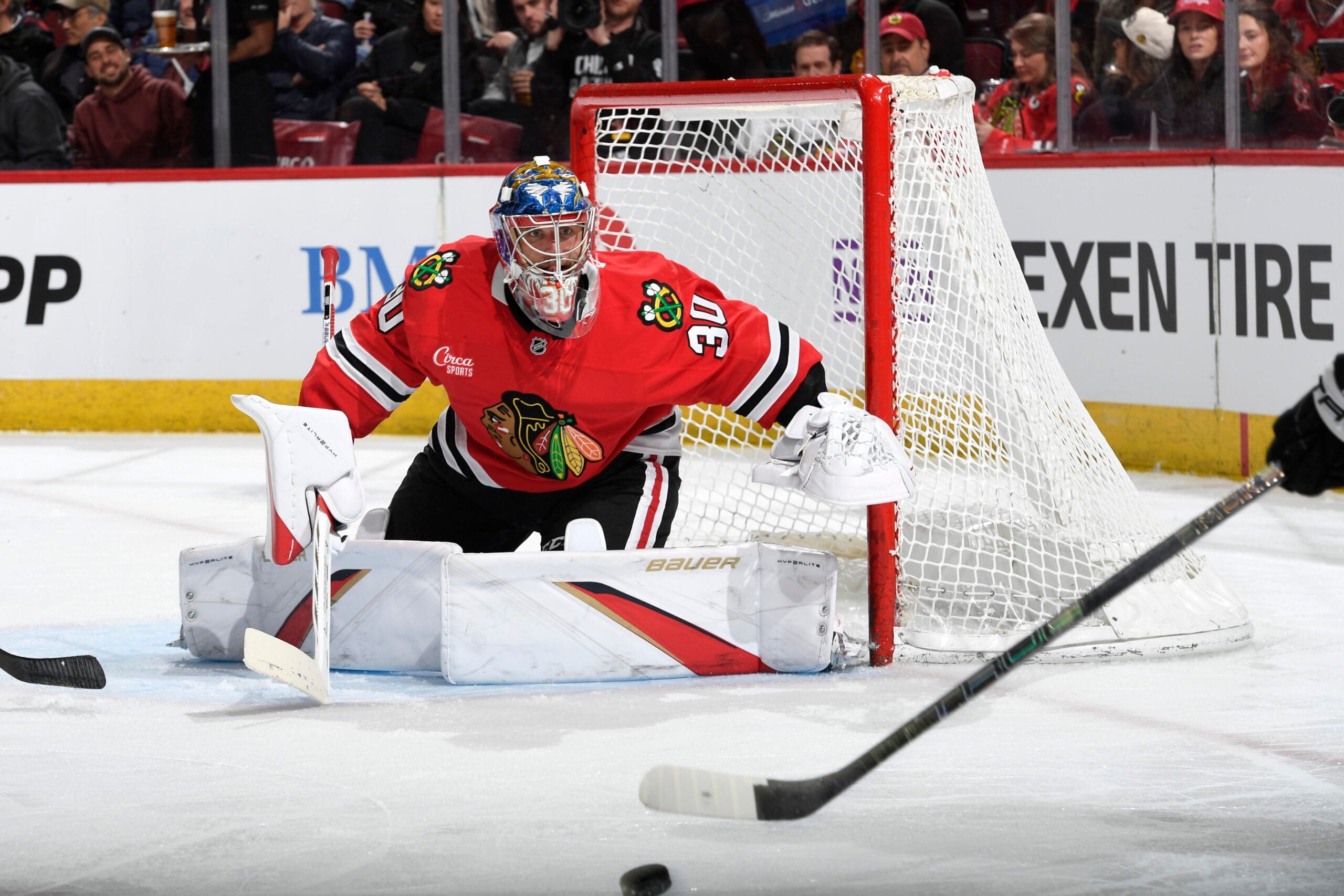 Chicago Blackhawks 2025-26 Player Grades: Goaltenders - The Hockey Writers - - NHL News, Analysis & More