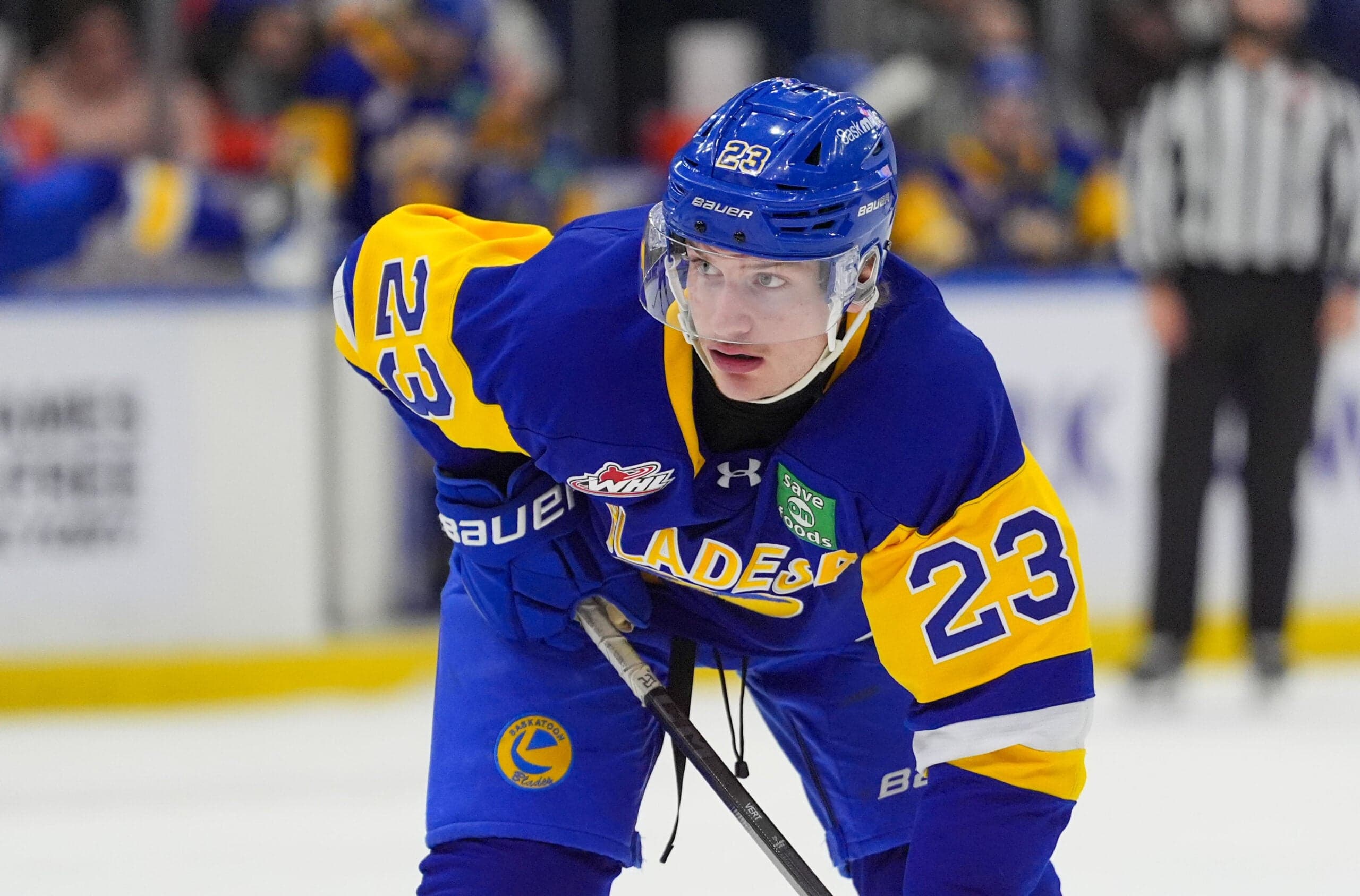 Saskatoon Blades Getting Big Playoff Push From Rowan Calvert - The Hockey Writers - WHL - NHL News, Analysis & More