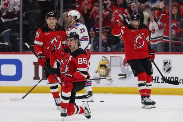 Jack Hughes, Devils vying for another stellar showing vs. Rangers | WSKO-AM