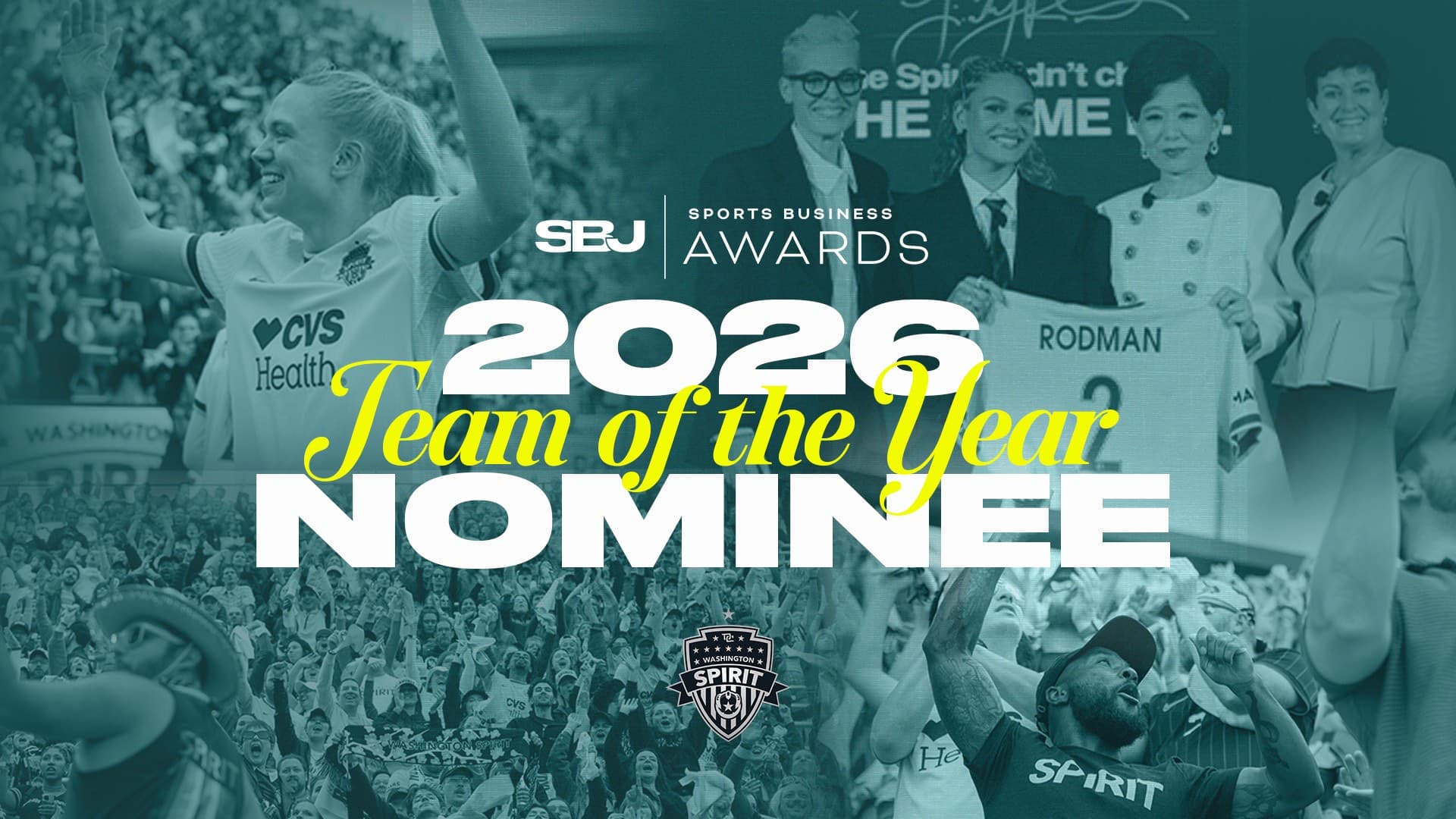 Washington Spirit Named Finalist for Sports Business Journal’s 2026 Sports Team of the Year - Washington Spirit