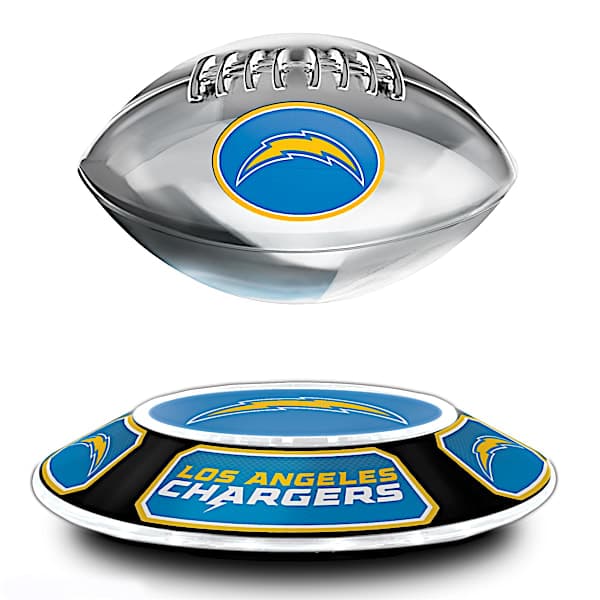 Los Angeles Chargers Levitating Football, Bradford Exchange, The Bradford Exchange