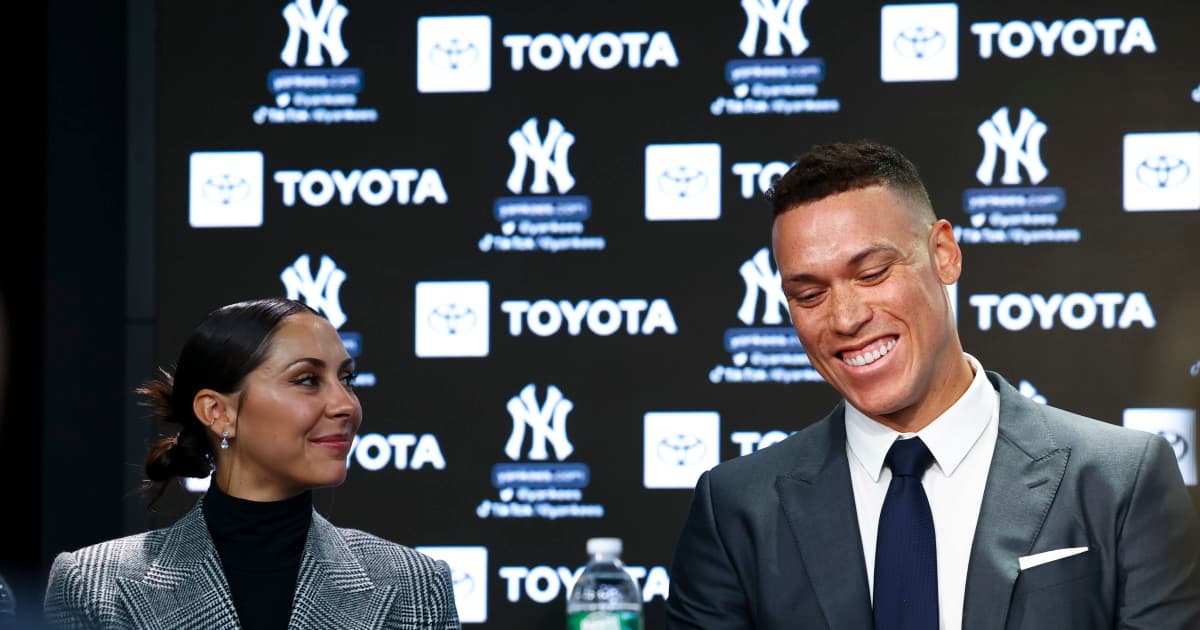Aaron Judge's Wife Samantha Bracksieck Is Yankees Star's Biggest Supporter - Athlon Sports