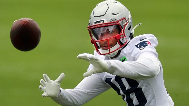 Second-year Patriots receiver switches to Stefon Diggs's old jersey number
