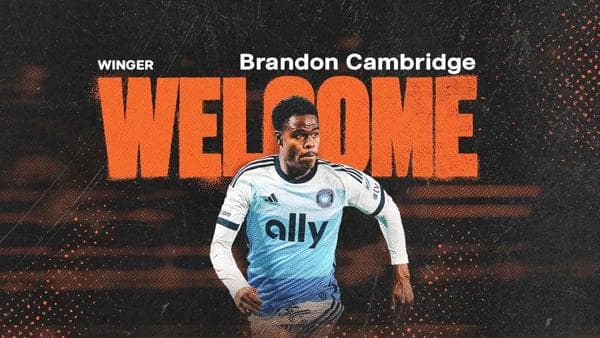 Orange County SC signs winger Brandon Cambridge
