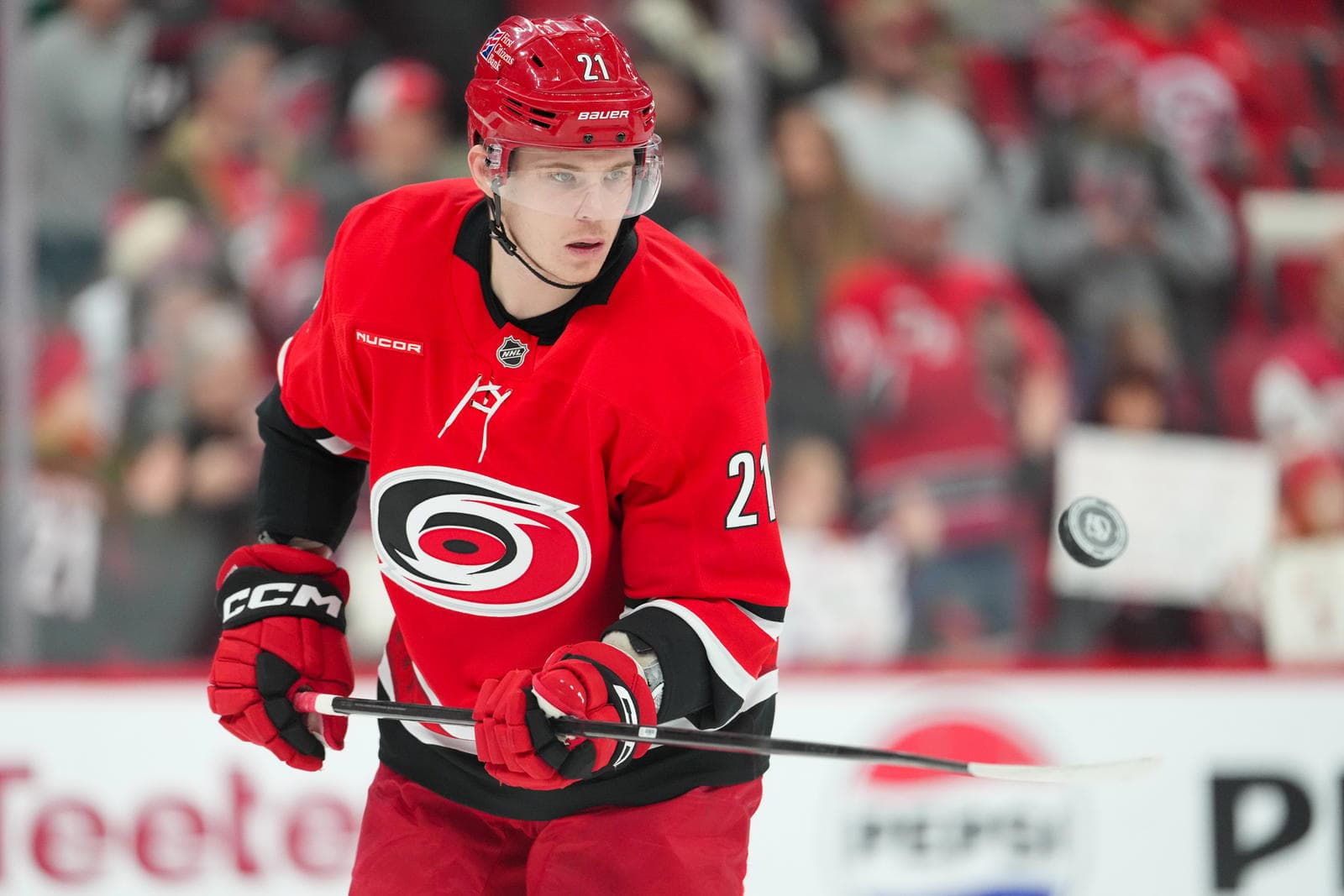 Blues Remain Interested In Hurricanes' Alexander Nikishin; Plenty Of Complications Exist