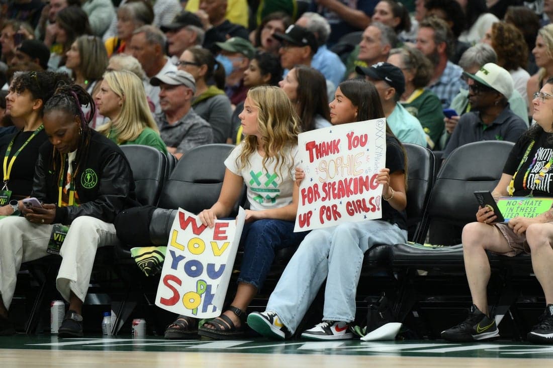 WNBA bars Storm co-owner 5 home games after fan exchange - Field Level Media - Professional sports content solutions | FLM