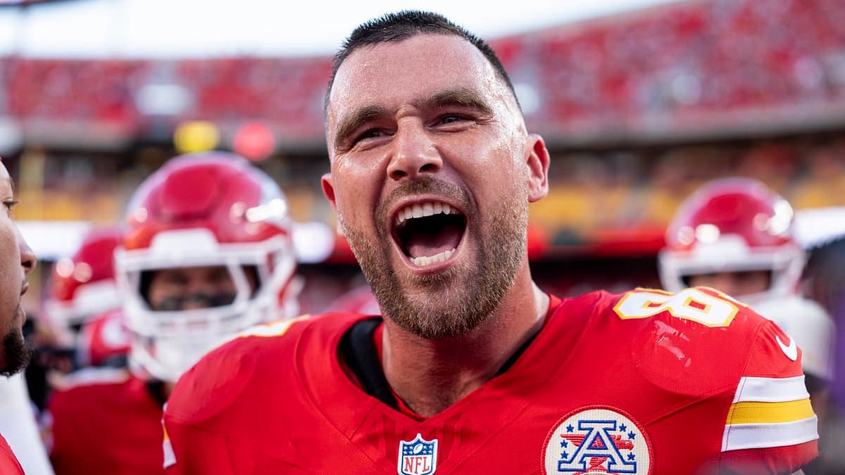 Travis Kelce gifts record-breaking Chiefs jersey to teammate who left Taylor Swift 'freaking out' | Daily Mail Online