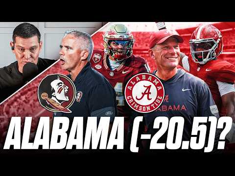 PICKING Florida State at Alabama: Can Crimson Tide WIN BIG vs struggling Seminoles? CFB Week 3 Picks - BVM Sports