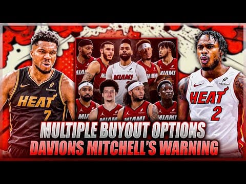 Miami Heat Have MULTIPLE Buyout Options… Davion Mitchell Just Sent the NBA a WARNING! - BVM Sports