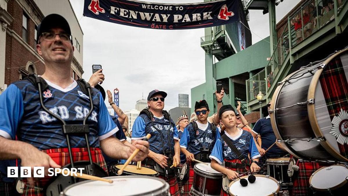 Fenway Park: Home of Boston Red Sox embraced by Scotland fans - BBC Sport