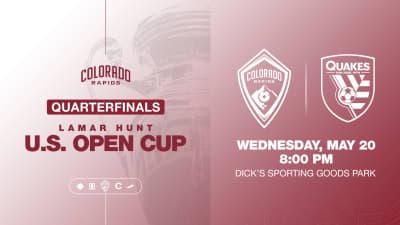 Colorado Rapids to host San Jose Earthquakes in 2026 Lamar Hunt U.S. Open Cup Quarterfinals | Colorado Rapids