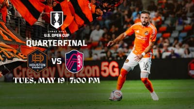 Houston Dynamo FC travel to face St. Louis CITY SC in U.S. Open Cup Quarterfinal on Tuesday, May 19 | Houston Dynamo