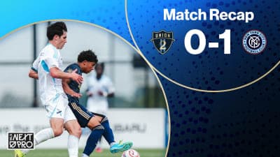 Recap | Union II denied by stoppage-time winner against NYCFC II | Union II