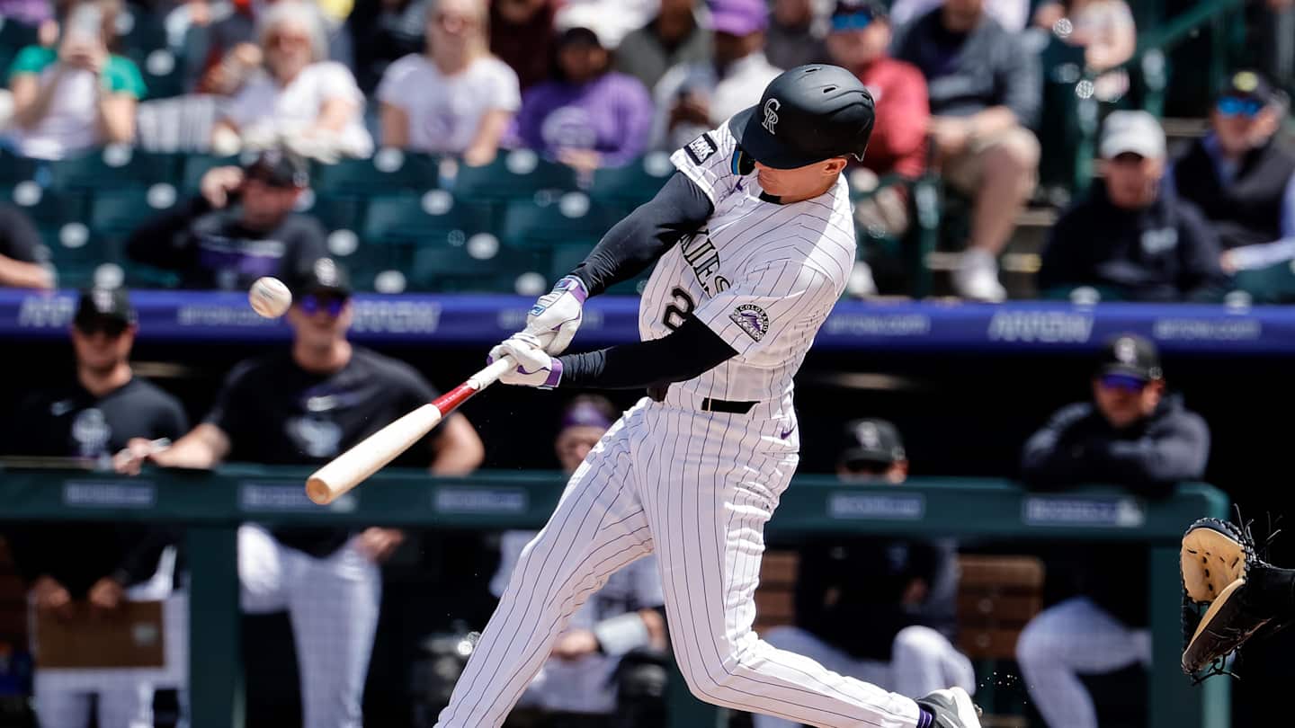 Rockies' Mickey Moniak Stays Hot, Extends Hit Streak into May