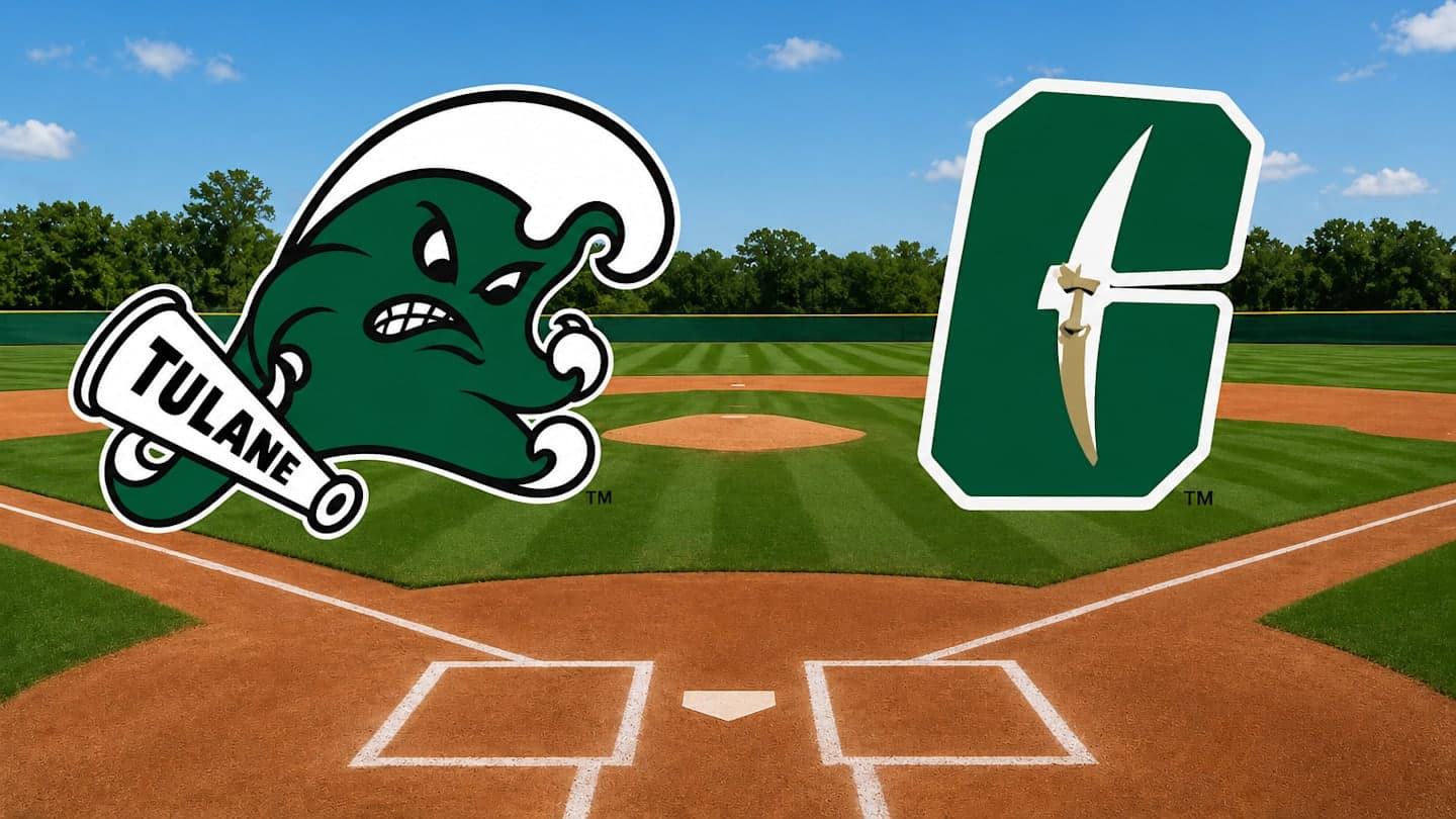 Tulane Baseball at Charlotte, Looks to Move Up in Conference Standings