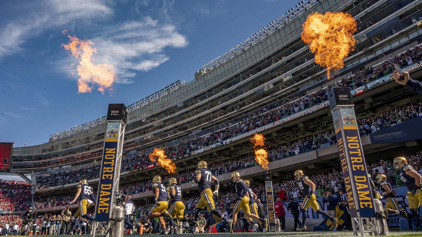 Notre Dame Football Trying to Retake Chicago