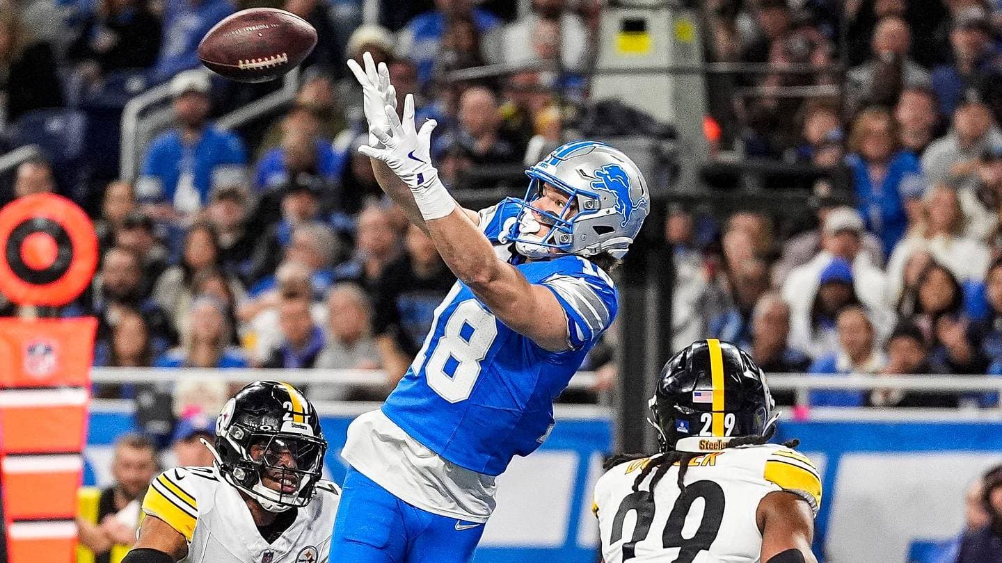Detroit Lions Isaac TeSlaa Shares Key To Working With Jared Goff