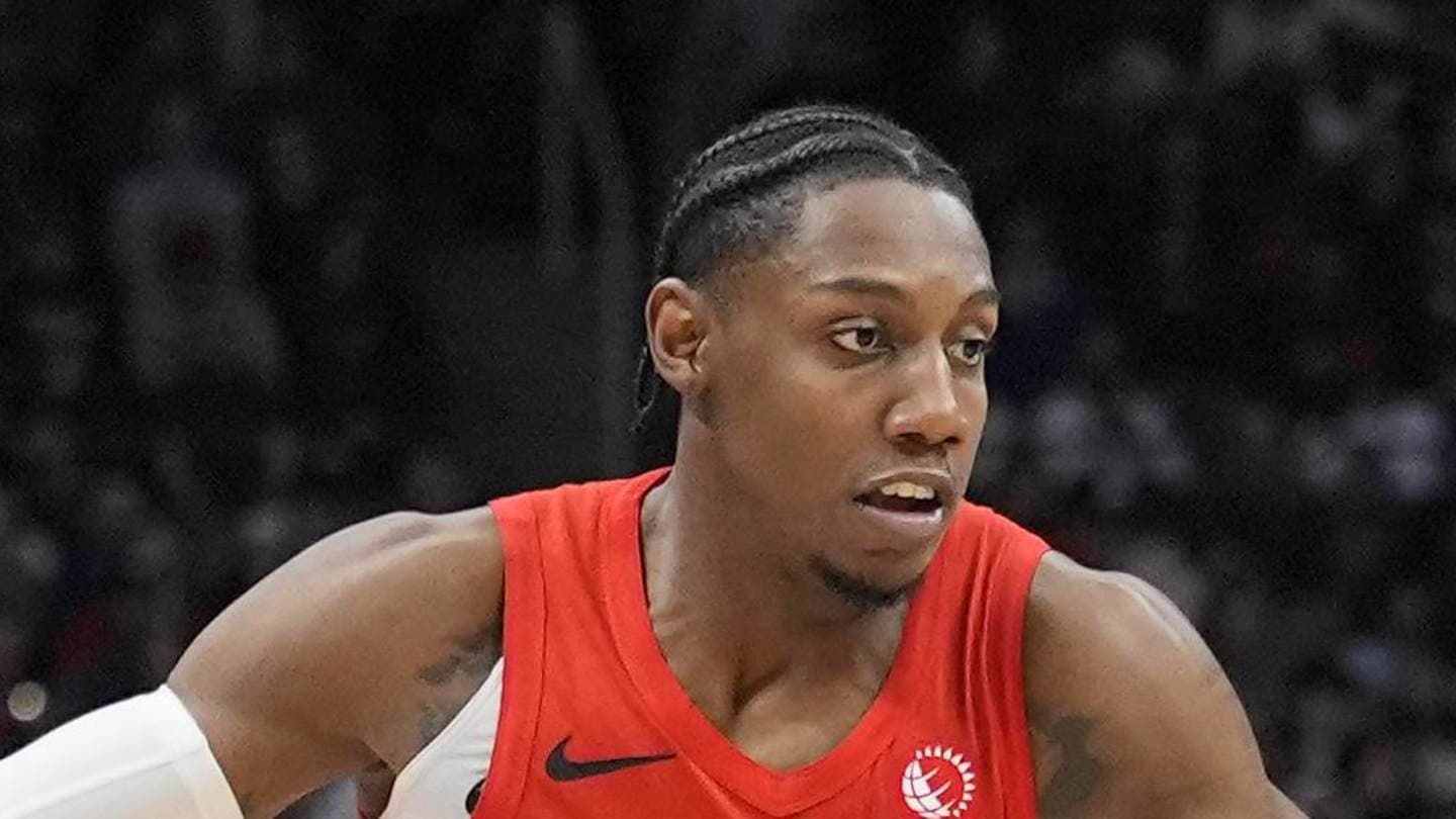 Raptors' RJ Barrett Has Full Circle Moment at Open Practice