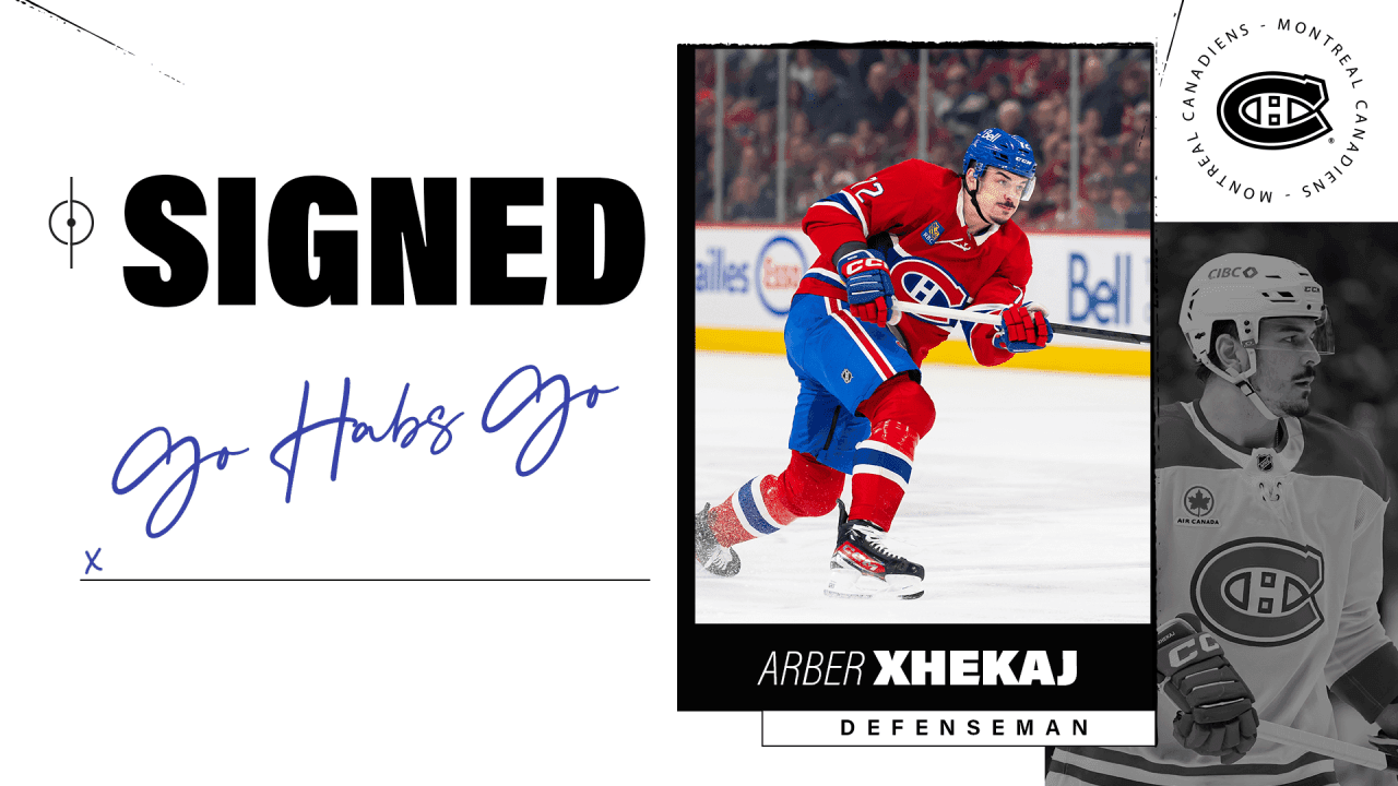 One-year contract for Arber Xhekaj | Montréal Canadiens