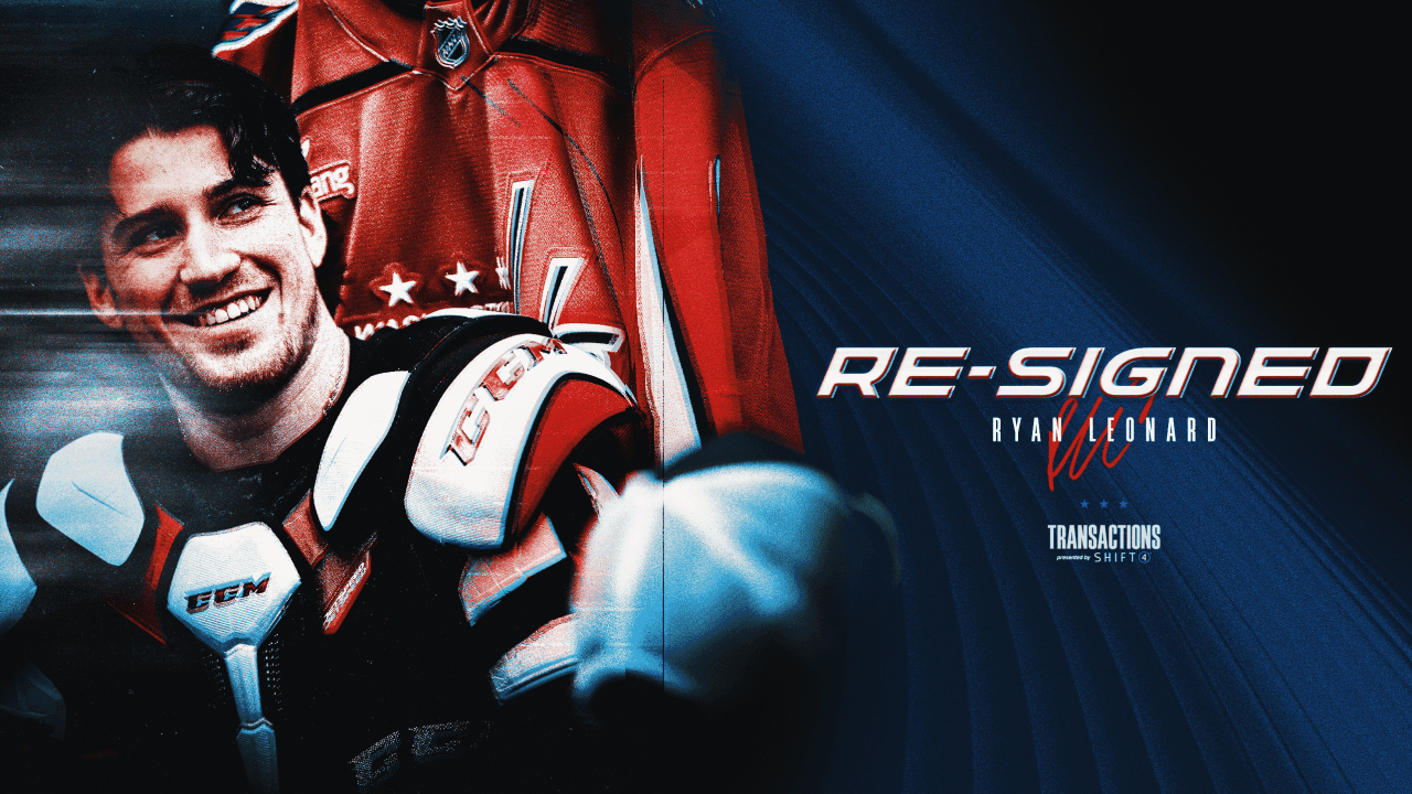 Capitals Re-Sign Ryan Leonard | Washington Capitals