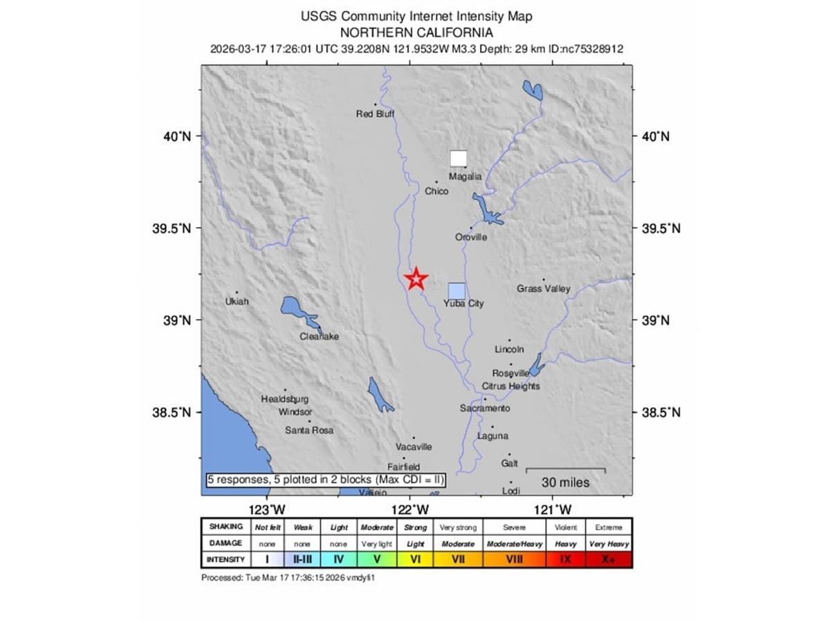 2 Earthquakes Shake NorCal In Less Than 4 Hours | Concord, CA Patch