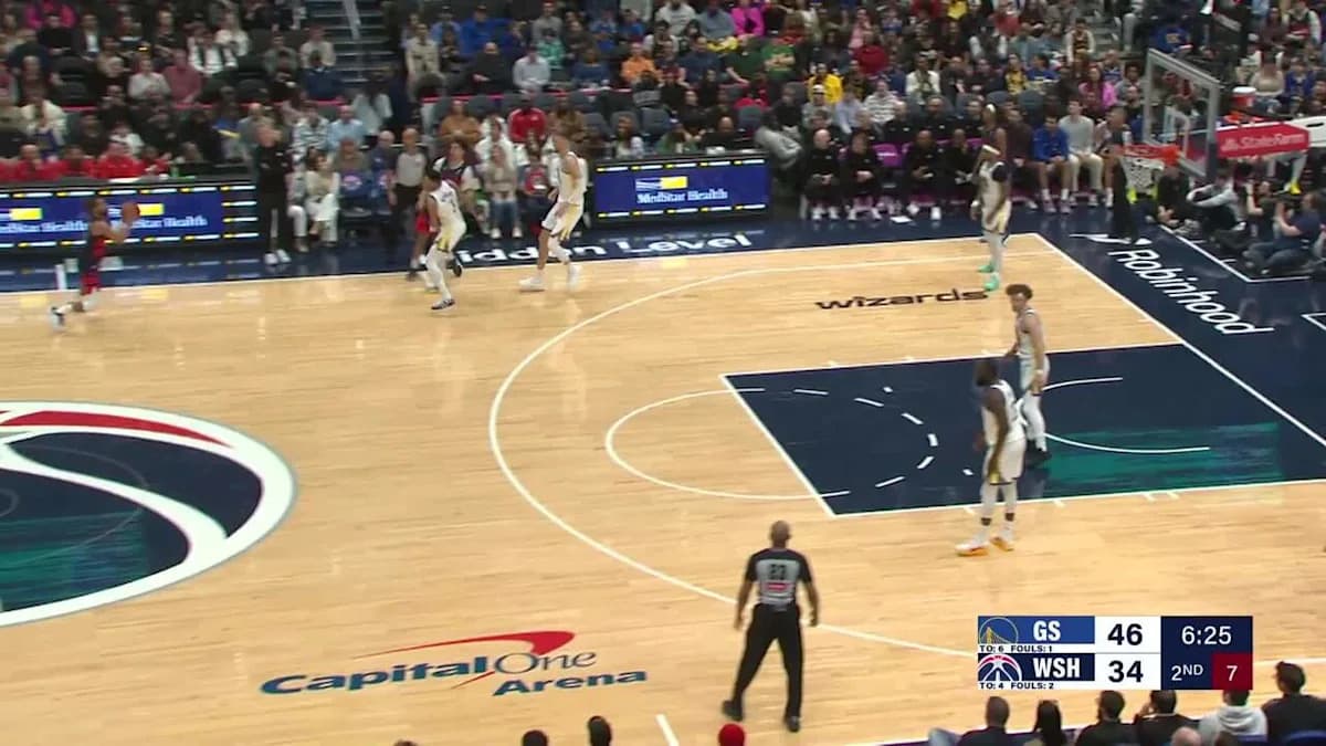 Washington Wizards vs. Golden State Warriors - Game Highlights - Yahoo Sports