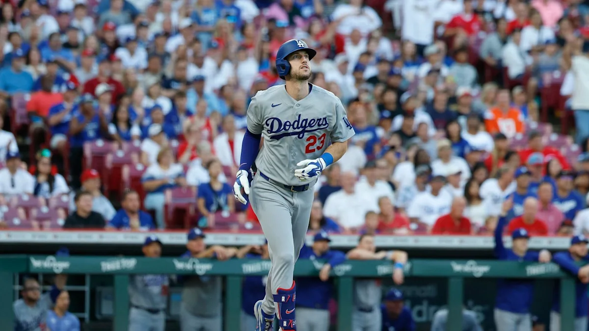 TST Images: Dodgers defeat Reds, 4-1, at Great American Ball Park - Yahoo Sports
