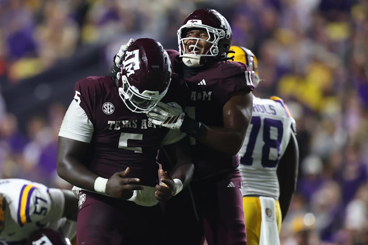 Texas A&M senior DL is quietly having a great start to the season - Yahoo Sports