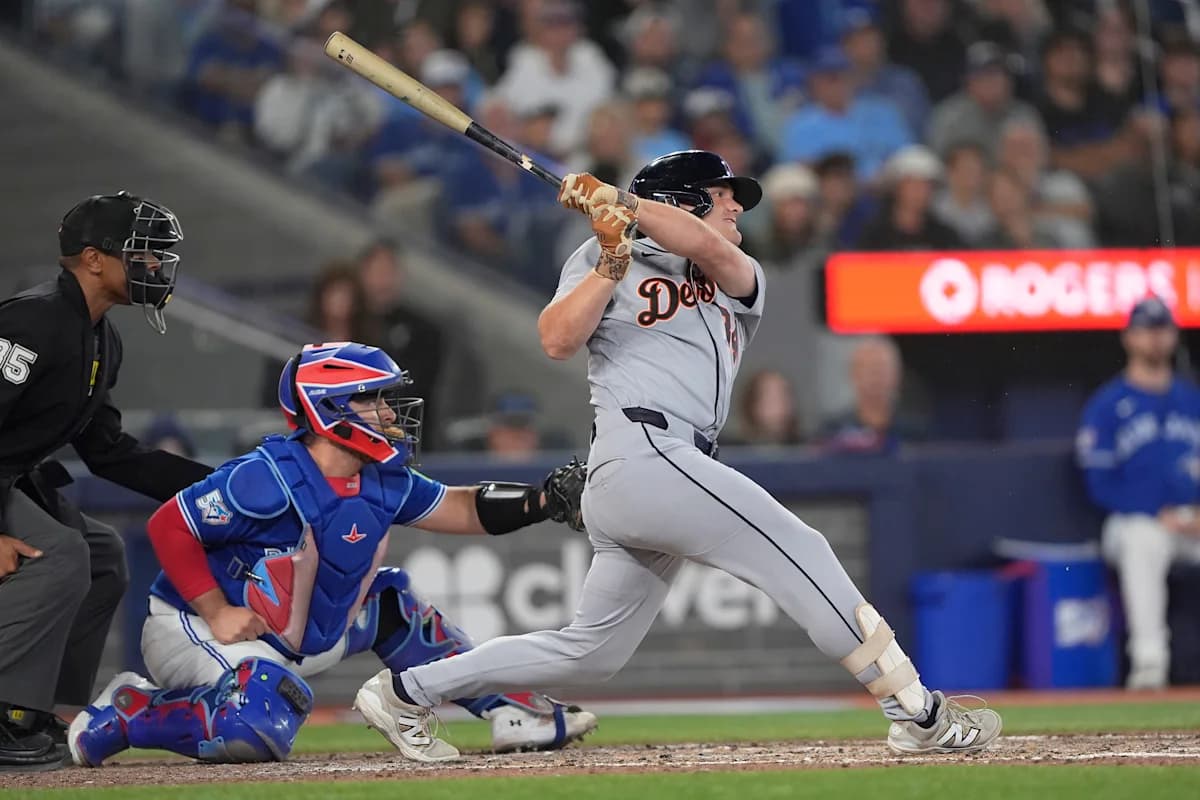 Detroit Tigers bust Blue Jays after being no-hit for 6 innings - Yahoo Sports
